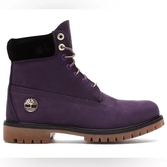 Purple timberland shoes deals